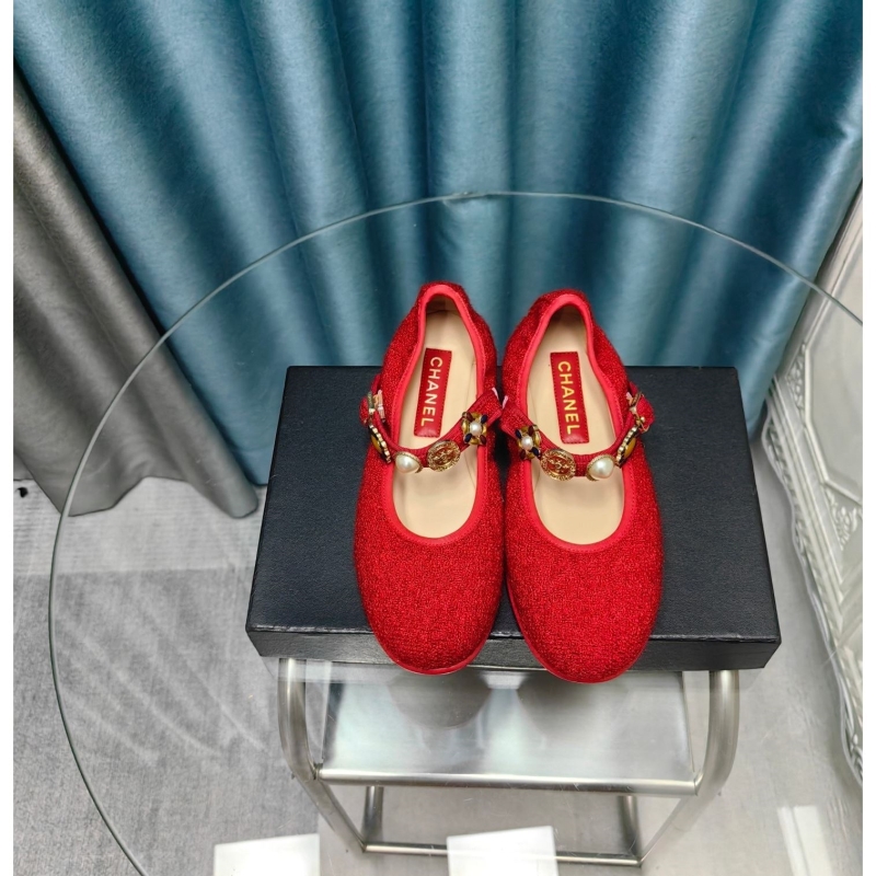 Ch*el flat shoes